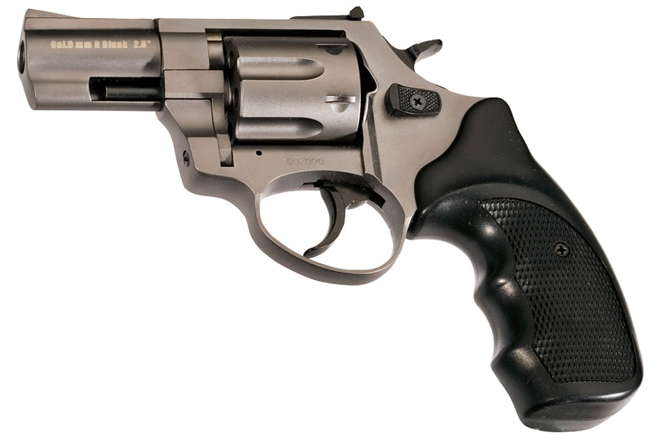 ZORAKI R1 2.5'' , 9mm pepper/ BLANK REVOLVER, TITANIUM – Karani