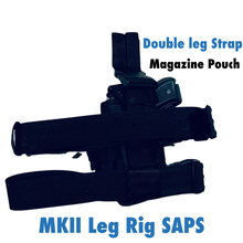 Load image into Gallery viewer, MKII Leg Rig SAPS Dbl Strap + Mag Pouch
