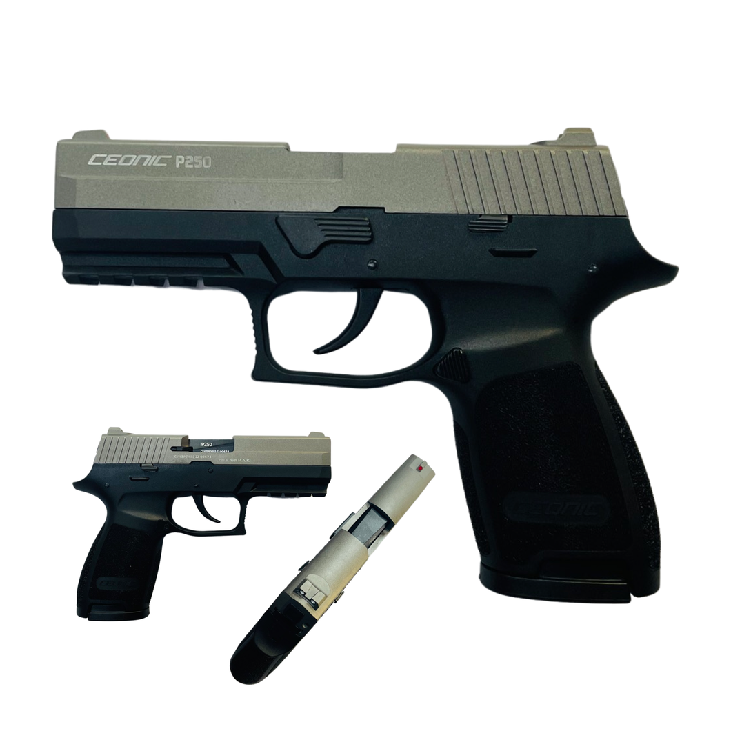Ceonic p250 fume blank pepper 9mm pistol