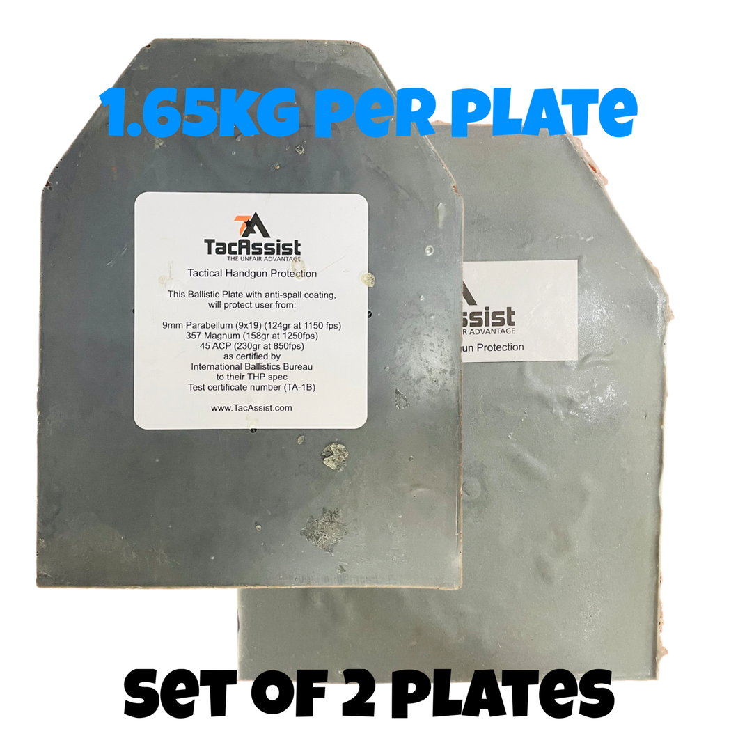 Bullet proof plates (set of 2) 25.5cm x 33cm