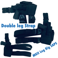 Load image into Gallery viewer, MKII Leg Rig SAPS Dbl Strap + Mag Pouch
