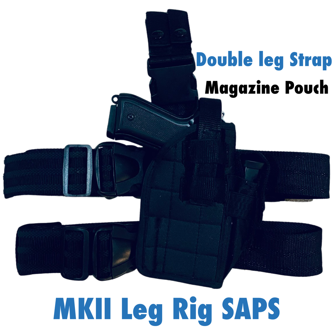 MKII Leg Rig SAPS Dbl Strap + Mag Pouch