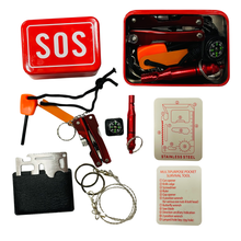 Load image into Gallery viewer, MULTIPURPOSE MINI POCKET SURVIVAL TOOL SOS
