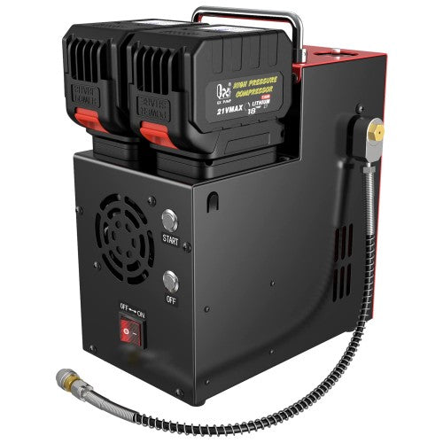 COMPRESSOR Battery powered 12V 300 bar 4500psi with auto shut off