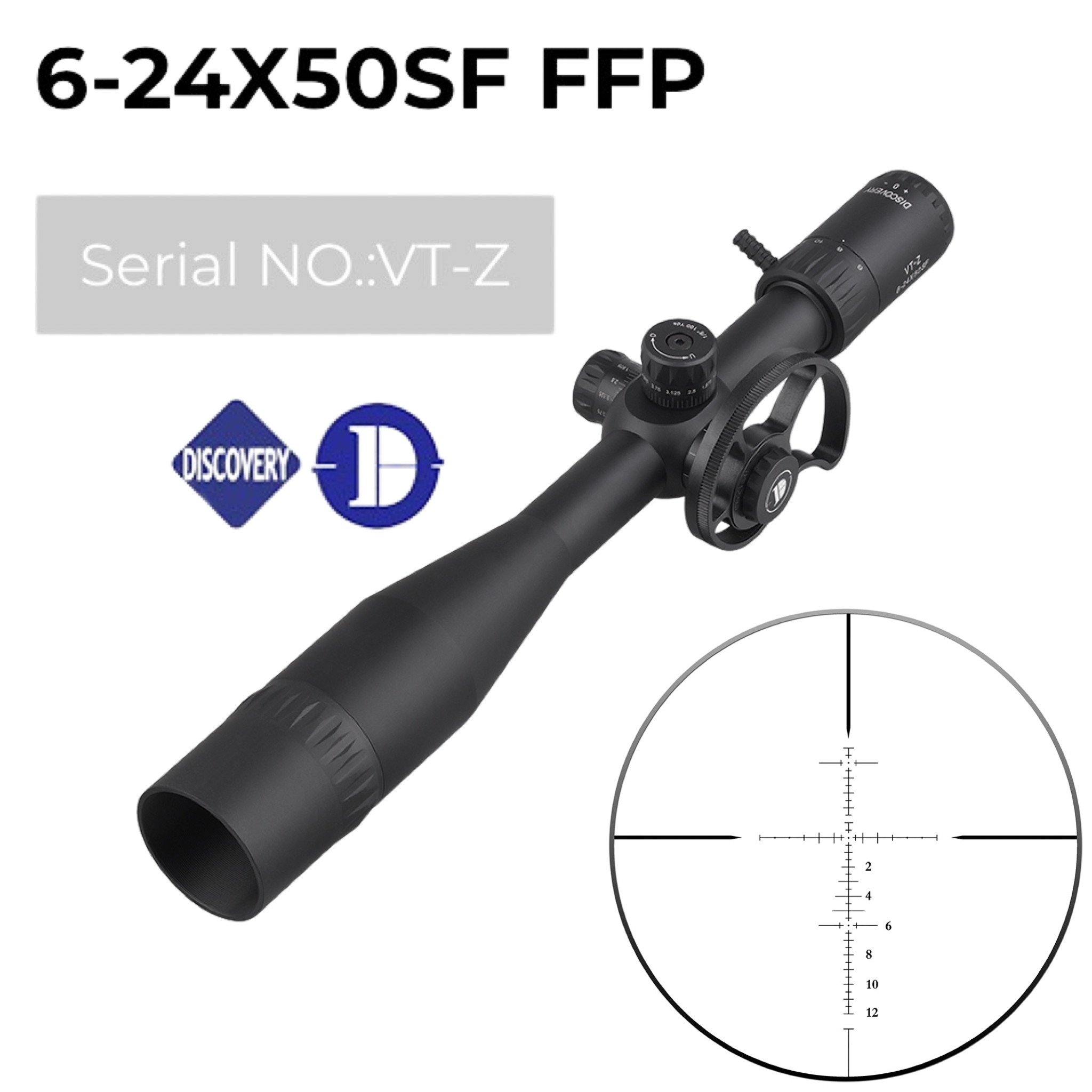 Discovery vt-z 6-24x50SF FFP – Karani Outdoor & Tactical