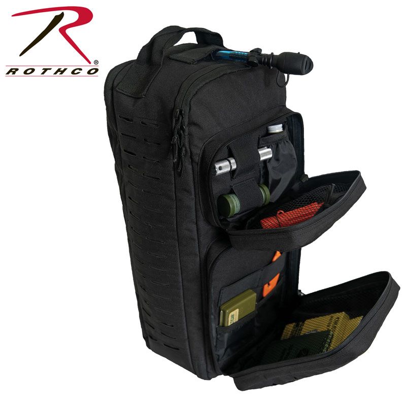 Rothco Tactical Single Sling Pack W/Laser Cut MOLLE black