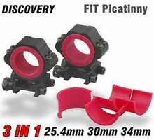 Load image into Gallery viewer, scope mounts picatinny 2 piece high 25/30/34mm
