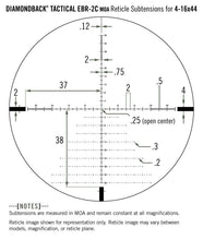 Load image into Gallery viewer, VORTEX DIAMONDBACK® TACTICAL 4-16X44 FFP BR-2C (MOA) Reticle | 30 mm Tube
